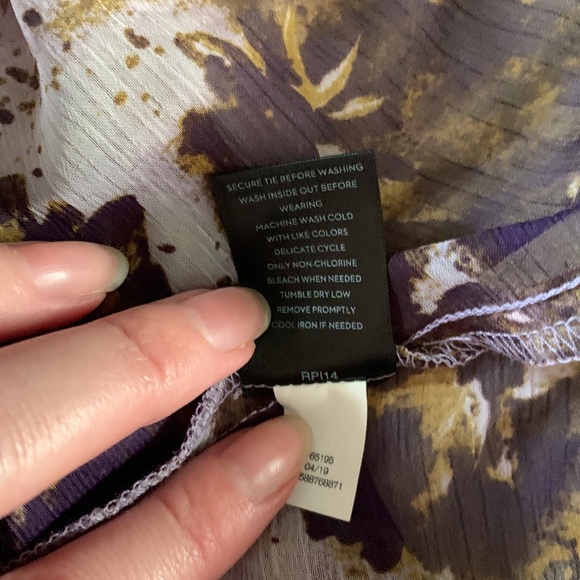 NWT Simply Vera Wang hi-lo abstract floral dress M - Picture 10 of 13